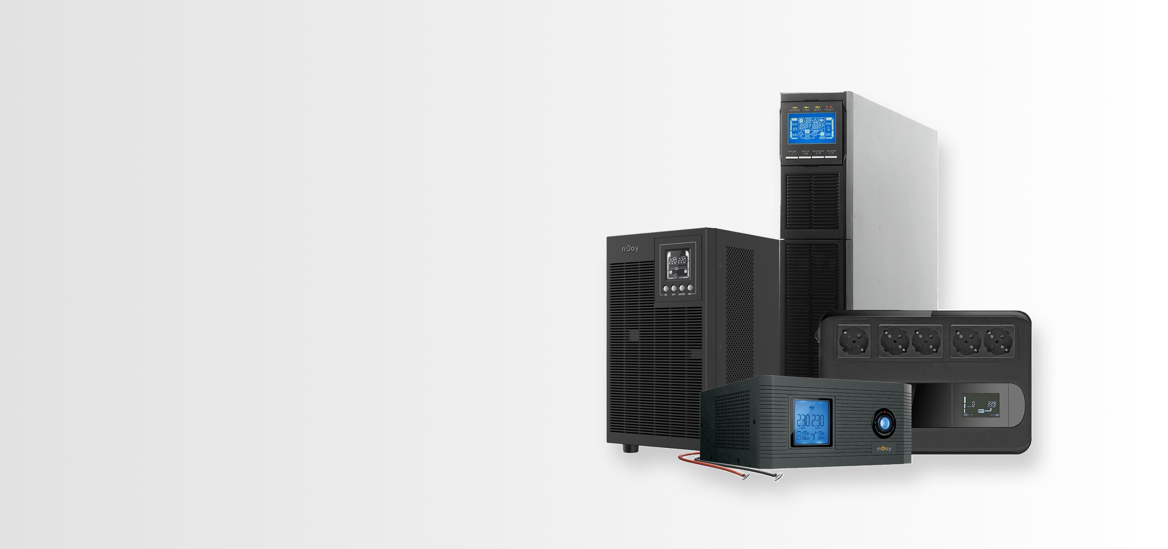 Cavi, alimentatori e accessori per ogni installazione.